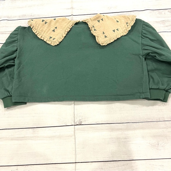 Letter To The World jade heart collared crop top - Picture 6 of 7